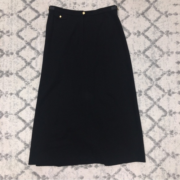 Ralph Lauren Black Skirt Mid Length 10p​​​ - Picture 4 of 6
